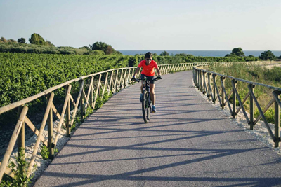 Cycling in Sicily. Menfi, la nuova pista ciclabile.